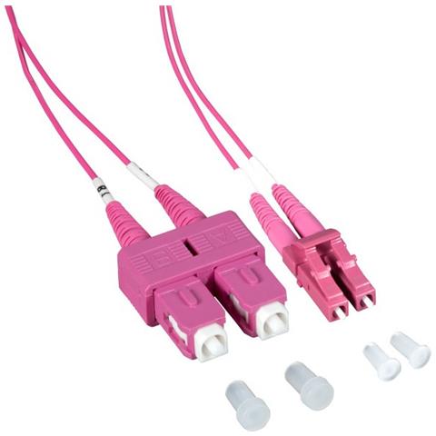 ILWL OM412-LCSC-005T - Cavo Fibra Ottica SC / LC 50/125 Multimodale 0,5m Diametro 1.2mm OM4 - Foto 2