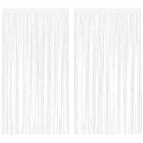 2 Pz Tende A Fili 140x250 Cm Bianche - Foto 1