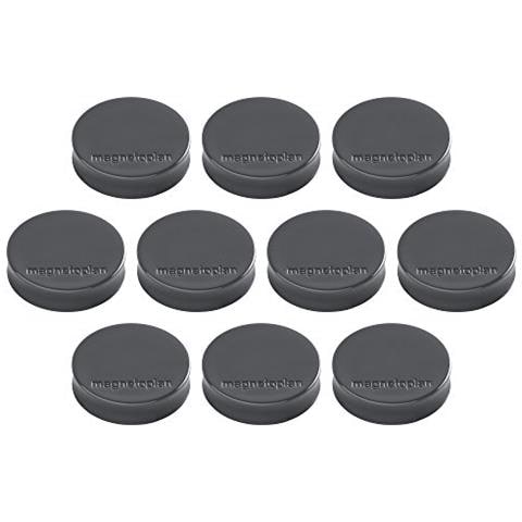Ergo Magnete Medium, Diametro 30 x 8 mm, 10 pezzi Grigio-roccia - Foto 1