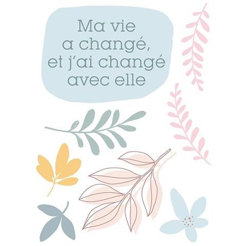 Trasferimento Termoadesivo Per Stoffe A5 Slow Life - Ma Vie - Foto 1