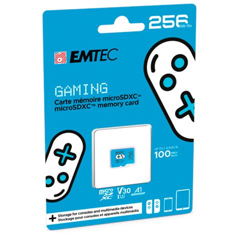 Emtec 256gb Microsdxc Uhs-i U3 V30 Scheda Di Memoria Per Giochi (blu) - Foto 2