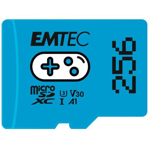 Emtec 256gb Microsdxc Uhs-i U3 V30 Scheda Di Memoria Per Giochi (blu) - Foto 1