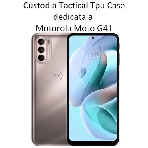 Custodia Originale Tpu Cover Case Per Motorola Moto G41 Trasparente - Foto 2