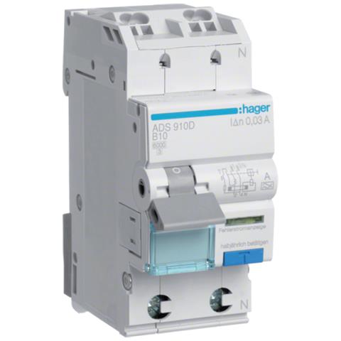 Fi /ls-schalter 1p+n 6ka B-10a 30ma Ads910d (ads910d) - Foto 2