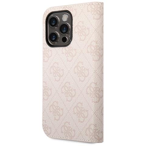 Pc /tpu 4g Metal Camera Outline Book Case Fr Apple Iphone 14 Pro - Pink (gubkp14lhg4shp) - Foto 2