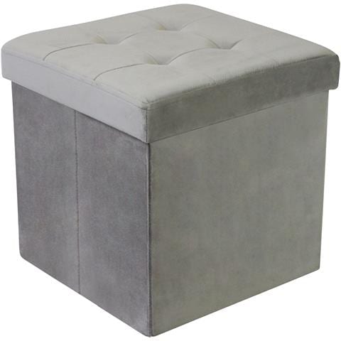 Kati - Pouf Quadrato In Velluto - Foto 1