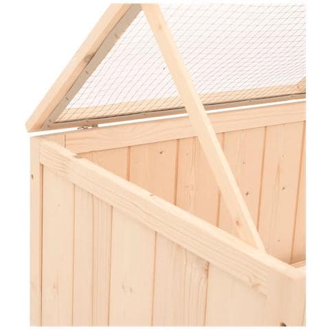 Gabbia per Criceti 104x52x38 cm in Legno Massello di Abete - Foto 8