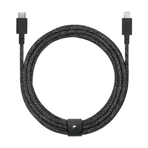 Cavo Eco Belt Da Usb-c A Lightning - 3 M, Nero - Foto 1