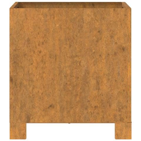 Fioriera Con Gambe Ruggine 32x30x33 Cm Acciaio Corten - Foto 2