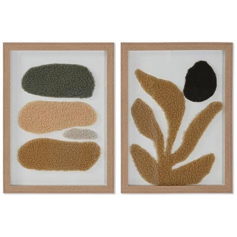 Quadro Home Esprit Astratto Città 30 X 2,5 X 40 Cm (2 Unità) - Foto 1