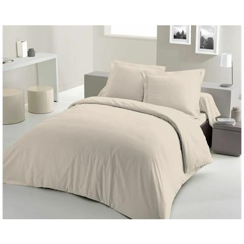 Copripiumino Beige Crema 240 X 260 Cm - Foto 1