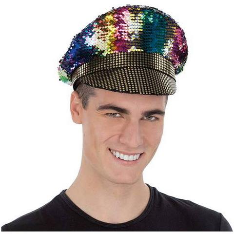 Cappello Da Poliziotto My Other Me Multicolore Paillettes 60 Cm - Foto 1