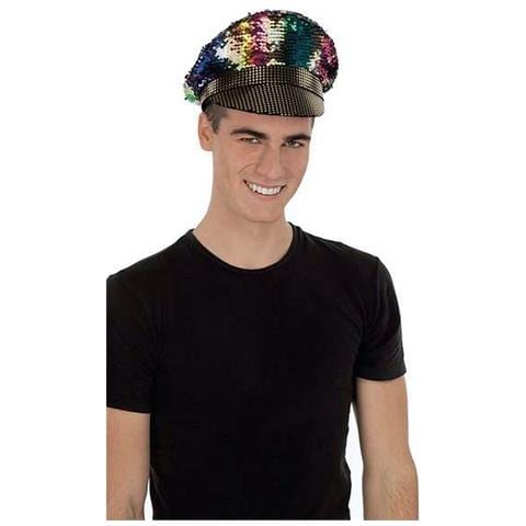Cappello Da Poliziotto My Other Me Multicolore Paillettes 60 Cm - Foto 4