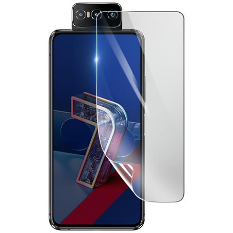 Salvadisplay Per Asus Zenfone 7 Zs670ks In Idrogel Anti-urto, Trasparente - Foto 1