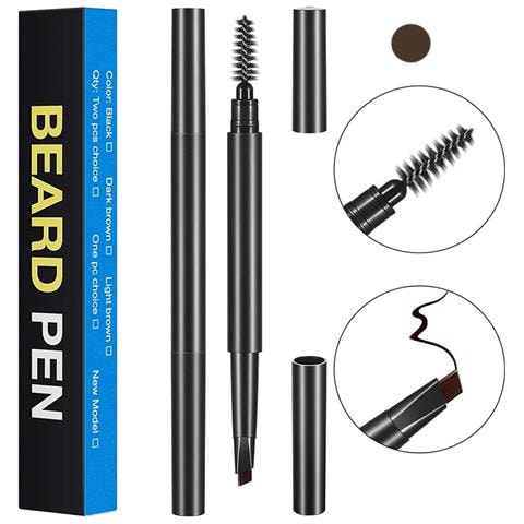 Strumento Per Modellare La Barba E Penna A Pennello 2 In 1 Darkbrown - Foto 1
