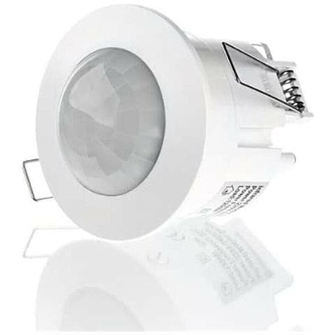 Sensore Di Movimento Incasso Infrarossi Pir Ip44 1200w 360° Pir Crepuscolare 6mt - Foto 1