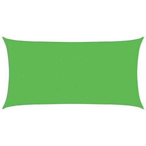 Vela Parasole 160 G /m Rettangolare Verde Chiaro 2,5x5 M Hdpe - Foto 2