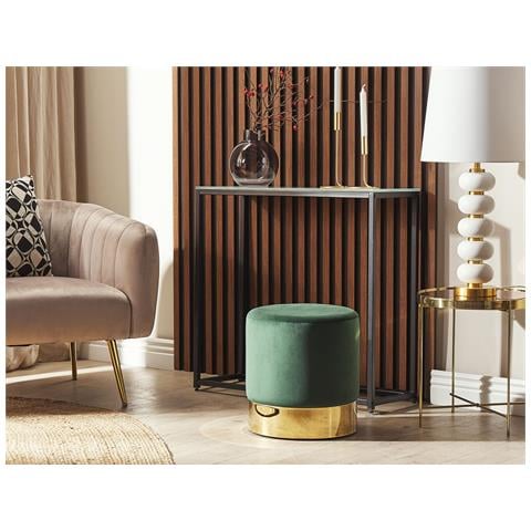 Pouf Sophia Velluto Verde Scuro - Foto 1