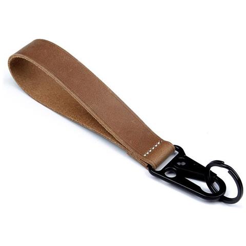 Portachiavi Per Auto In Vera Pelle - Marrone - Foto 1