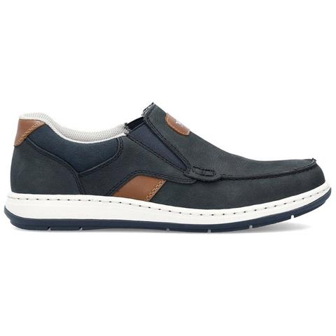 Casual Sneakers Pelle Scarpe Uomo Blu Eu 44, 17368-14 - Foto 2