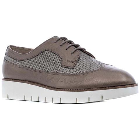 Donna Blenda Marrone In Pelle Traspirante Mezza Scarpa 37 - Foto 3