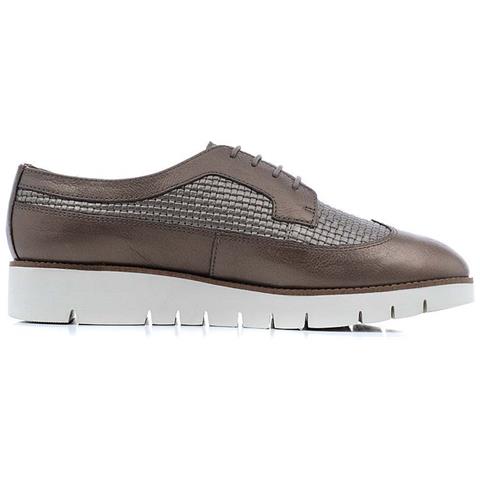 Donna Blenda Marrone In Pelle Traspirante Mezza Scarpa 37 - Foto 1