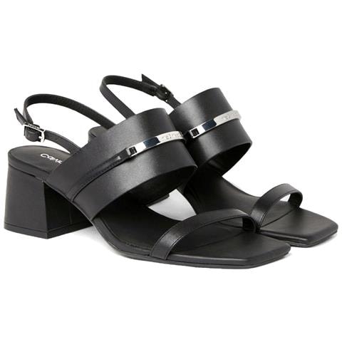 Heel Sandal 45 Bar Sandali Pelle Scarpe Donna Nero Eu 40, Hw0hw02056 Beh - Foto 1