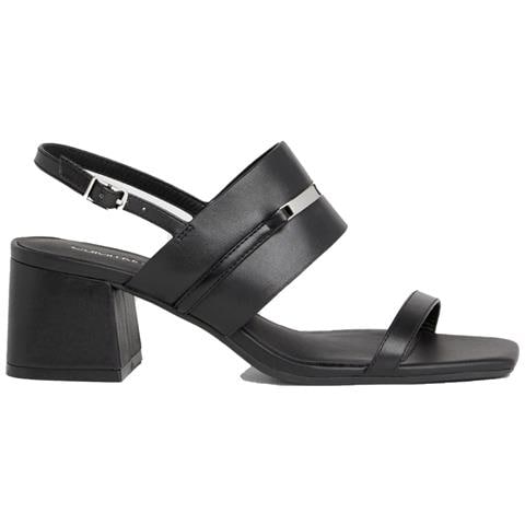 Heel Sandal 45 Bar Sandali Pelle Scarpe Donna Nero Eu 40, Hw0hw02056 Beh - Foto 2