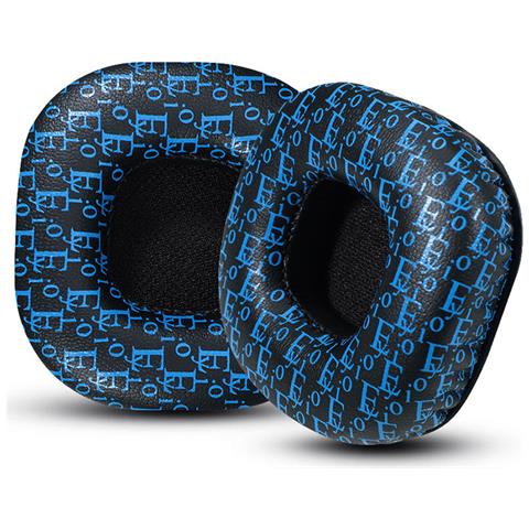 Cuscinetti Auricolari Di Ricambio Per Cuffie Marshall Major Black+blue - Foto 2