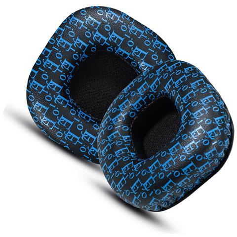 Cuscinetti Auricolari Di Ricambio Per Cuffie Marshall Major Black+blue - Foto 3