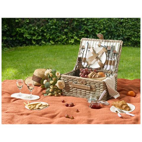 Cesto Da Picnic Clementine Vimini Naturale - Foto 1