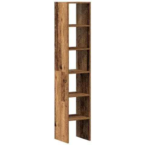 Librerie 2 Pz Impilabili Legno Antico 30x30x80 Cm In Truciolato - Foto 2