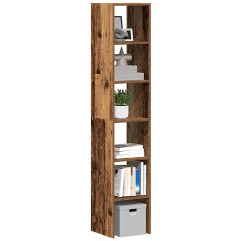 Librerie 2 Pz Impilabili Legno Antico 30x30x80 Cm In Truciolato - Foto 1