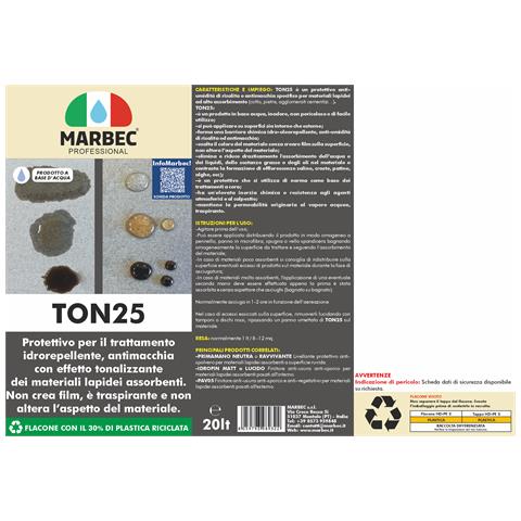 Ton 25 20lt - Trattamento Idrorepellente Antimacchia Cotto E Pietre - Foto 2
