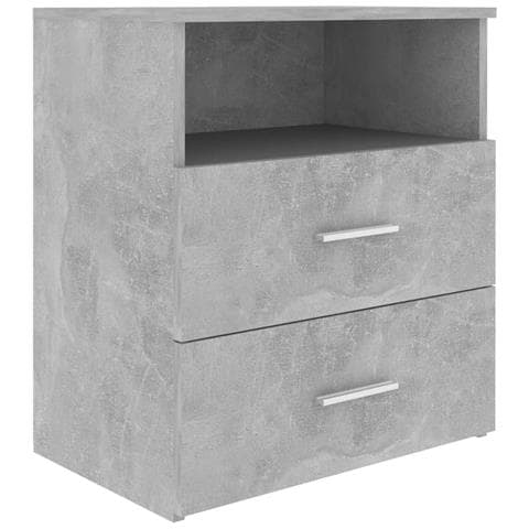 Comodino Grigio Cemento 50x32x60 Cm - Foto 1