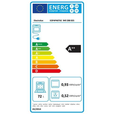 FORNO 72LT MULTI10 A++ PIROLITICO INOX DISPLAY PARTNER GRUPPI - Foto 2