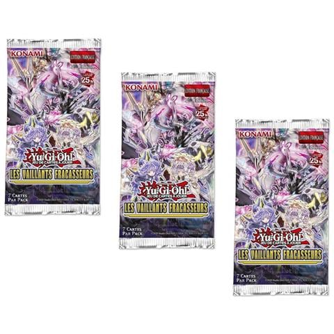 Set Di 3 Booster Di Carte Da Gioco Les Vaillants Fracasseurs, Multicolore - Foto 1