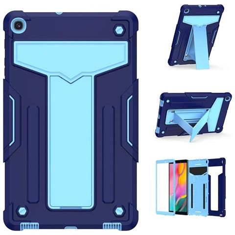 Custodia Per Samsung Galaxy Tab A 10.1"" Armored Con Supporto Blu - Foto 2