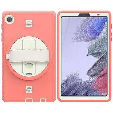 Custodia Per Samsung Galaxy Tab A7 10.4” Con Tracolla Rosa - Foto 2