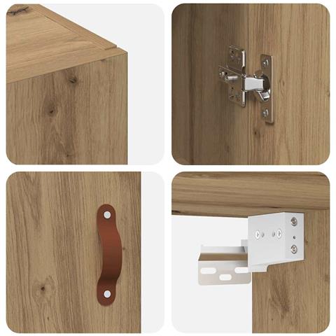 Pensile Marrone 69.5 x 34 x 90 cm Legno multistrato - Foto 9