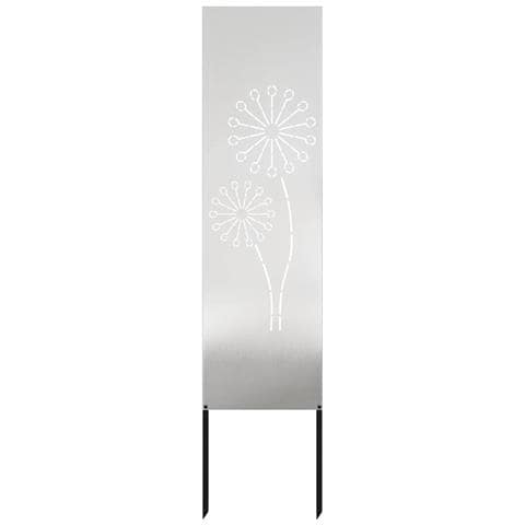 Schermo per privacy in giardino Traforo Argento 32 x 140 cm - Foto 1