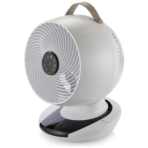 Ventilatore fan 1056 Per Aria Ideale Per Camere Da Letto E Salotti Ultra Silenzioso Con Oscillazione 360° Motore A Basso Consumo 12 Velocità Telecomando Bianco - Foto 1