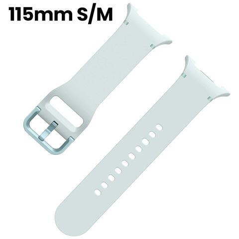 Bracciale Per Galaxy Watch 115mm S/m 20mm Edizione Sport In Silicone, Verde Acqua - Foto 2