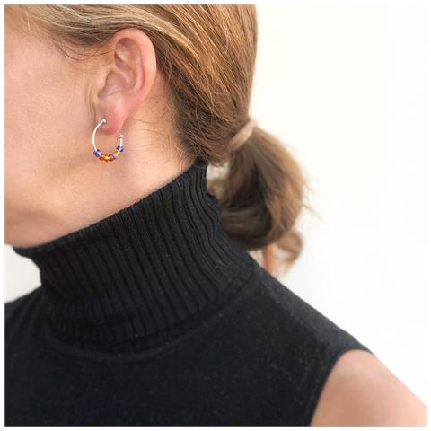 Cristallo Creolo In Argento Multicolor1 Argento925 - Foto 4