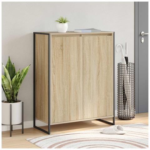 Mobile per scarpe Sonoma 79 x 36 x 100 cm Legno multistrato - Foto 2