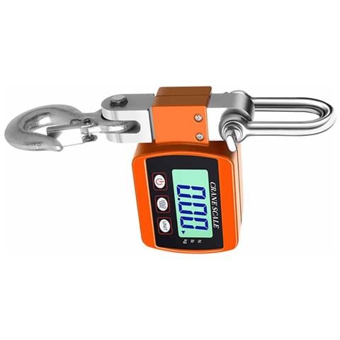 Bilancia A Gru Digitale Da 300 Kg - Bilancia Sospesa Per Carichi Pesanti Con Display Lcd Orange - Foto 5