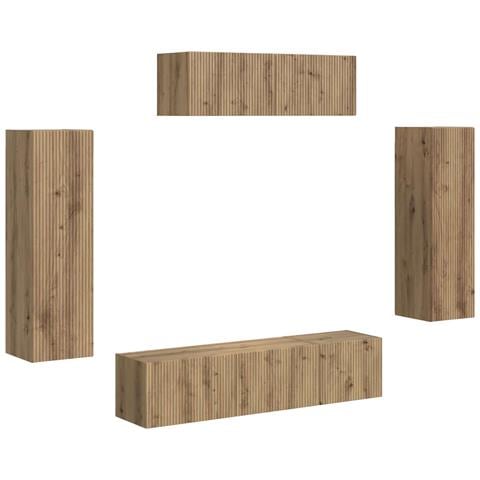 Mobile TV 5 pcs Rovere artigianale - Foto 1