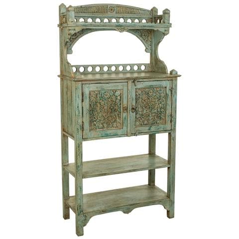 Credenza In Legno Artigianale 75 X 35 X 150h Cm - Foto 1