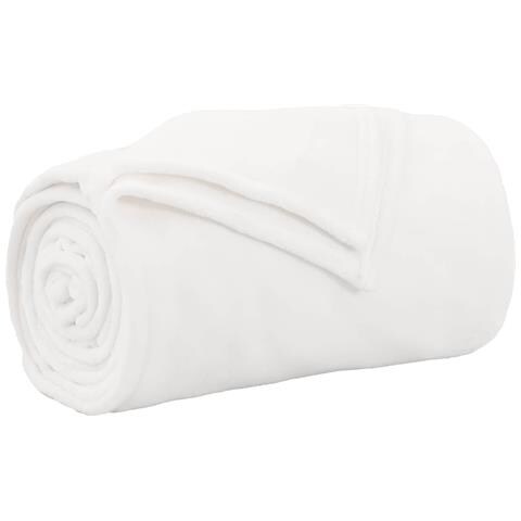 Coperta Bianco 130 x 150 cm Panno - Foto 1