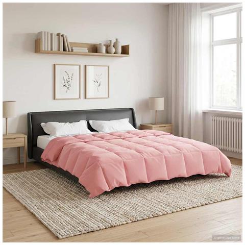 Piumone Completo Annuale Rosa 200 x 220 cm Microfibra - Foto 2